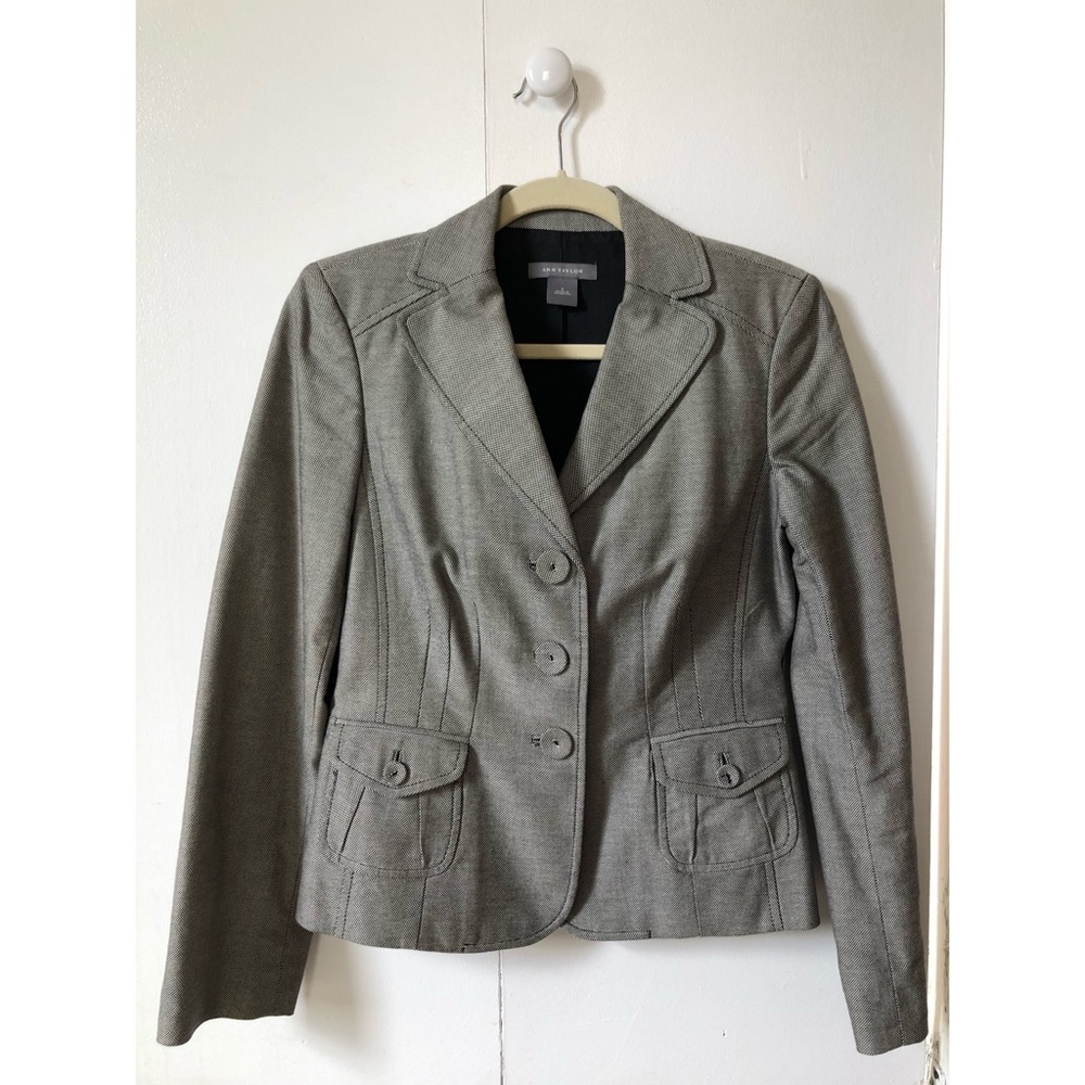 AnnTaylor Checkered Blazer